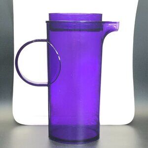 Dansk Denmark Gunnar Cyren Translucent Purple Acrylic Pitcher with Lid MCM Bar